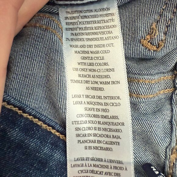 Calvin Klein Straight Leg Blue Denim Jeans Women's 4P (27) - Picture 9 of 10